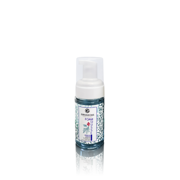 Grogeous Jamaican Castor Enhancing Hair Foam Mousse - Strength & Shine Boost