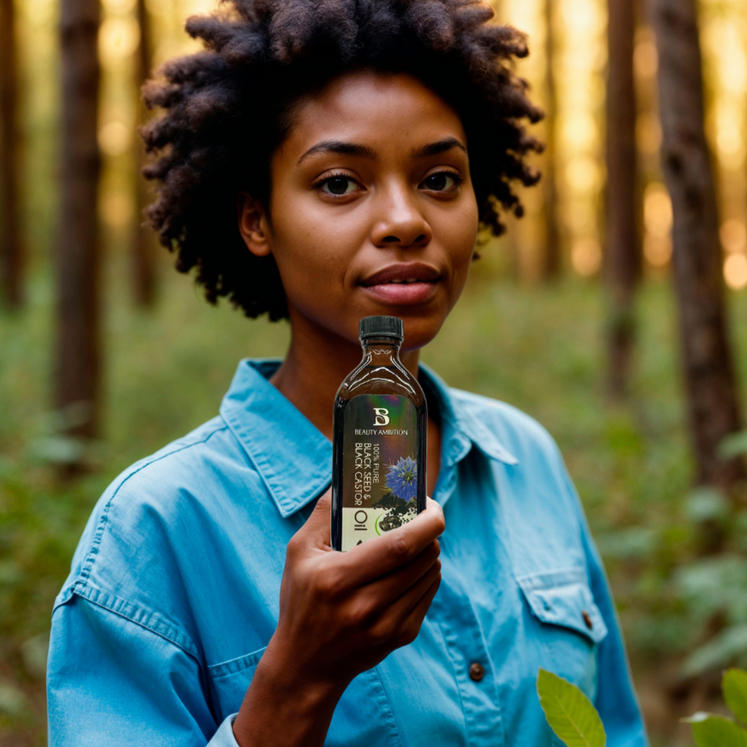 Beauty Ambition Black Seed & Black Castor Oil Blend (150 ml) | Sabina London