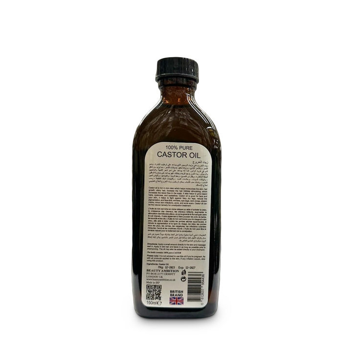 Beauty Ambition 100% Pure Castor Oil (150 ml) | Sabina London