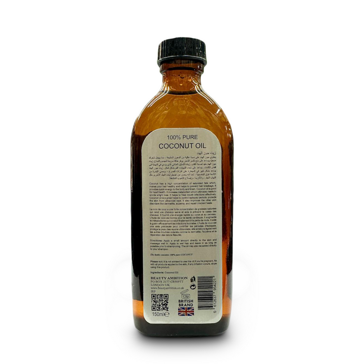 Beauty Ambition Coconut Oil - Multi-Use Tropical Nourisher (150 ml) | Sabina London