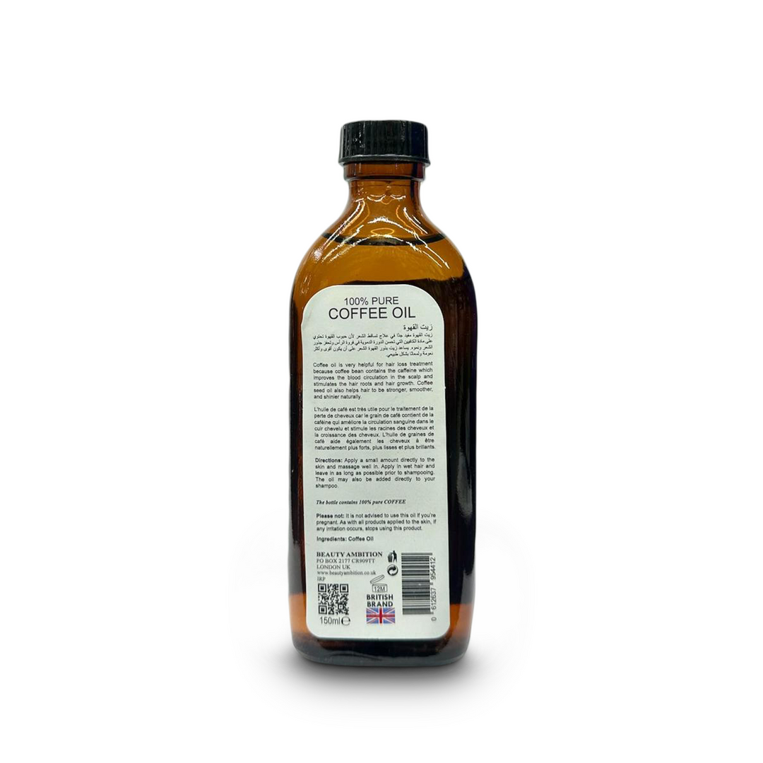 Beauty Ambition Ritual Coffee Oil - Revitalising Hair & Skin Elixir (150 ml) | Sabina London