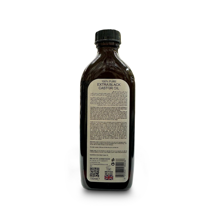 Beauty Ambition Extra Dark Castor Oil - Deep Nourishing Elixir (150 ml) | Sabina London