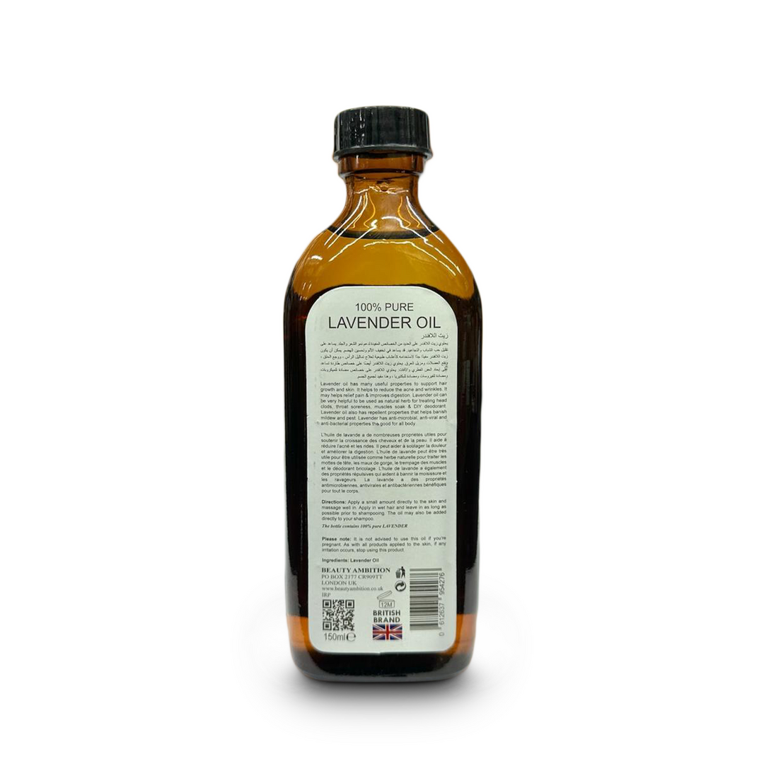 Beauty Ambition Lavender Oil - Calming Essential Elixir (150 ml) | Sabina London