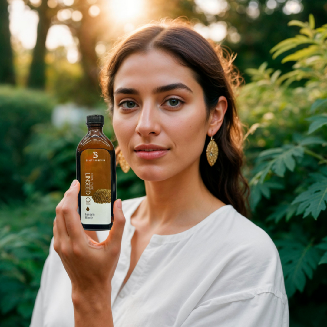 Beauty Ambition Linseed Oil - Nutrient-Rich Botanical Elixir (150 ml) | Sabina London