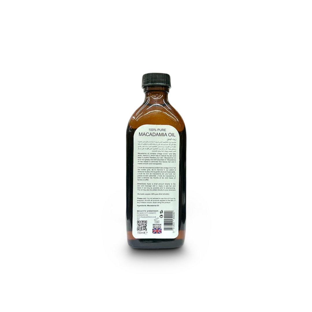 Beauty Ambition Macadamia Oil - Luxurious Deep Conditioning Elixir (150 ml) | Sabina London