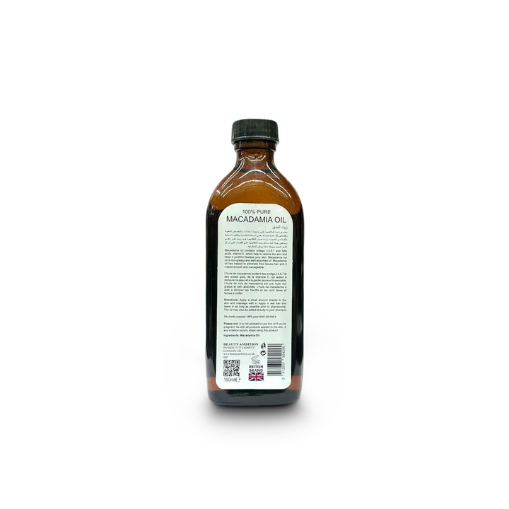 Beauty Ambition Macadamia Oil - Luxurious Deep Conditioning Elixir (150 ml) | Sabina London