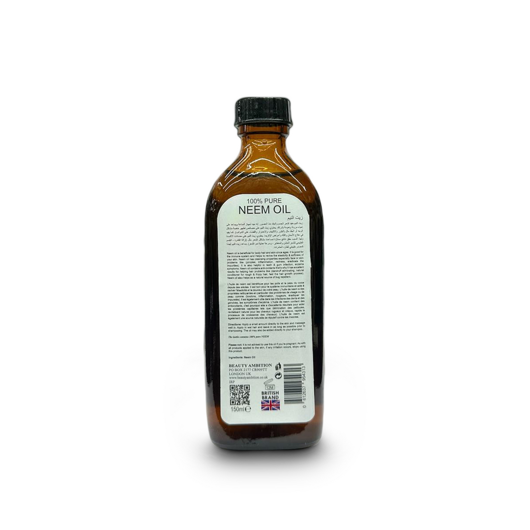 Beauty Ambition Neem Oil - Purifying Botanical Extract (150 ml) | Sabina London