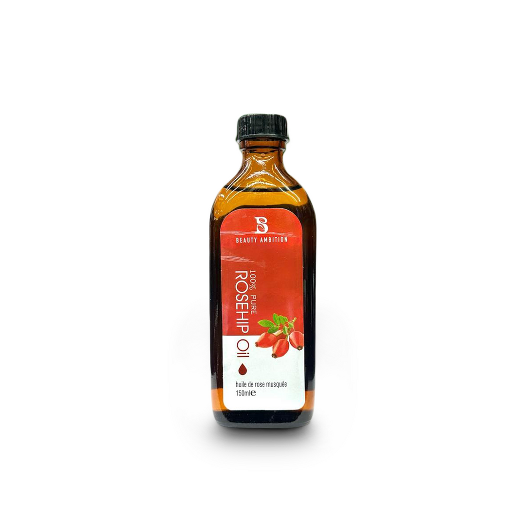 Beauty Ambition Rosehip Oil - Rejuvenating Skin & Hair Elixir (150 ml) | Sabina London