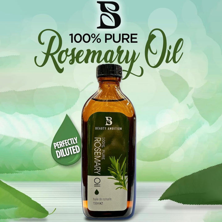 Beauty Ambition Rosemary Oil - Revitalising Hair & Scalp Elixir (150 ml) | Sabina London