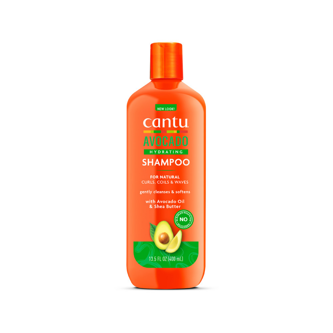 Cantu Avocado Hydrating Shampoo for Moisture-Rich Curls (400 ml)
