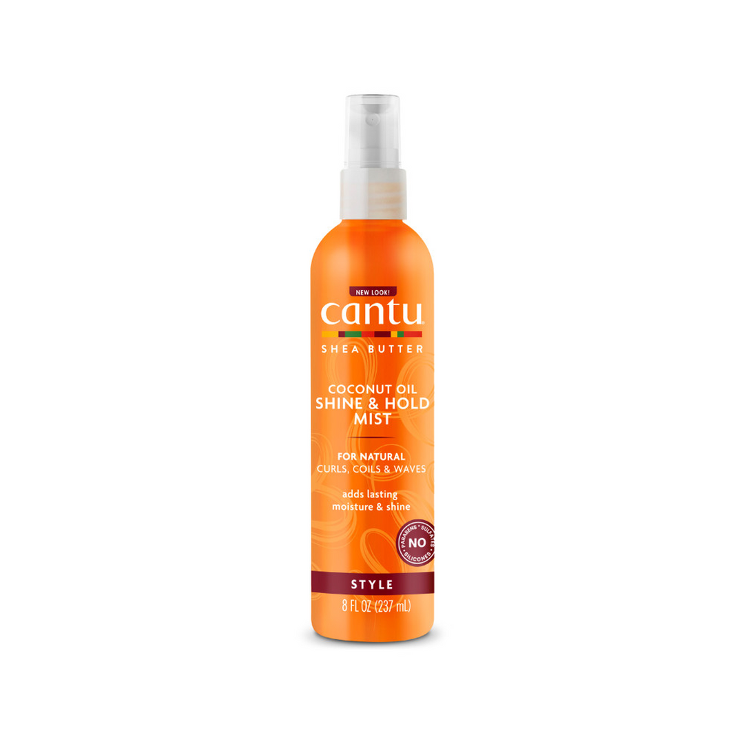 Cantu Coconut Oil Shine & Hold Mist - Moisture, Shine & Frizz Control