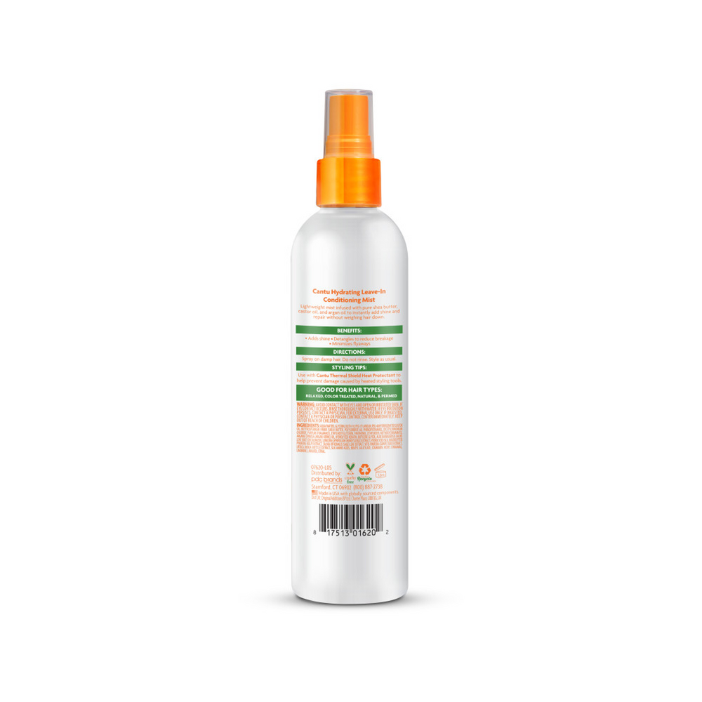 Cantu Shea Butter Hydrating Leave-In Conditioning Mist - Lightweight Moisture Boost