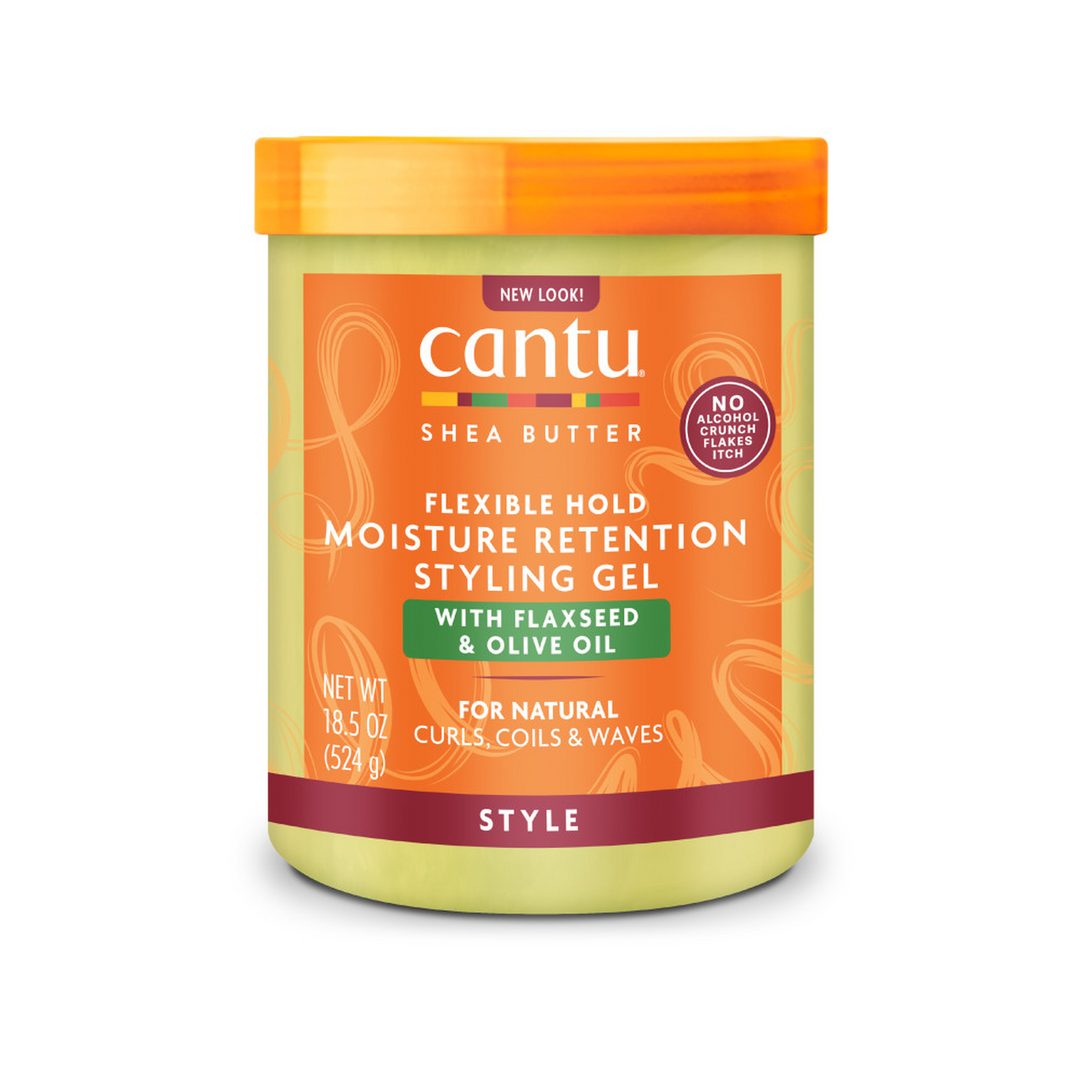 Cantu Shea Butter Moisture Retention Styling Gel - Flaxseed & Olive Oil Infusion