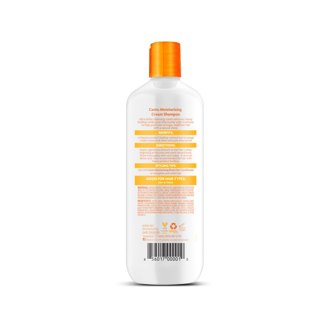 Cantu Shea Butter Moisturizing Cream Shampoo - Sulfate-Free Hydration