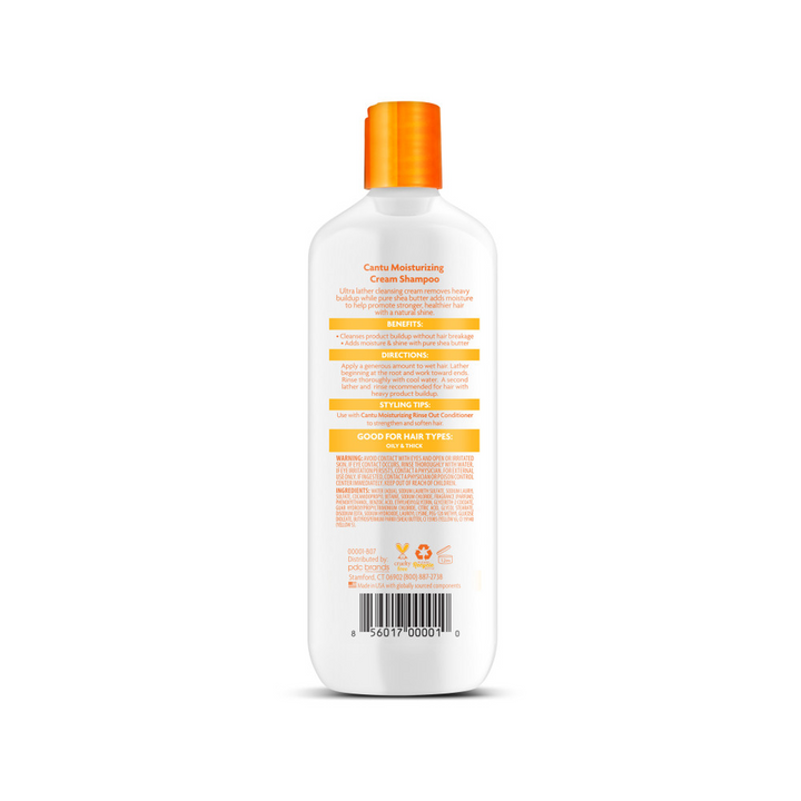 Cantu Shea Butter Moisturizing Cream Shampoo - Sulfate-Free Hydration
