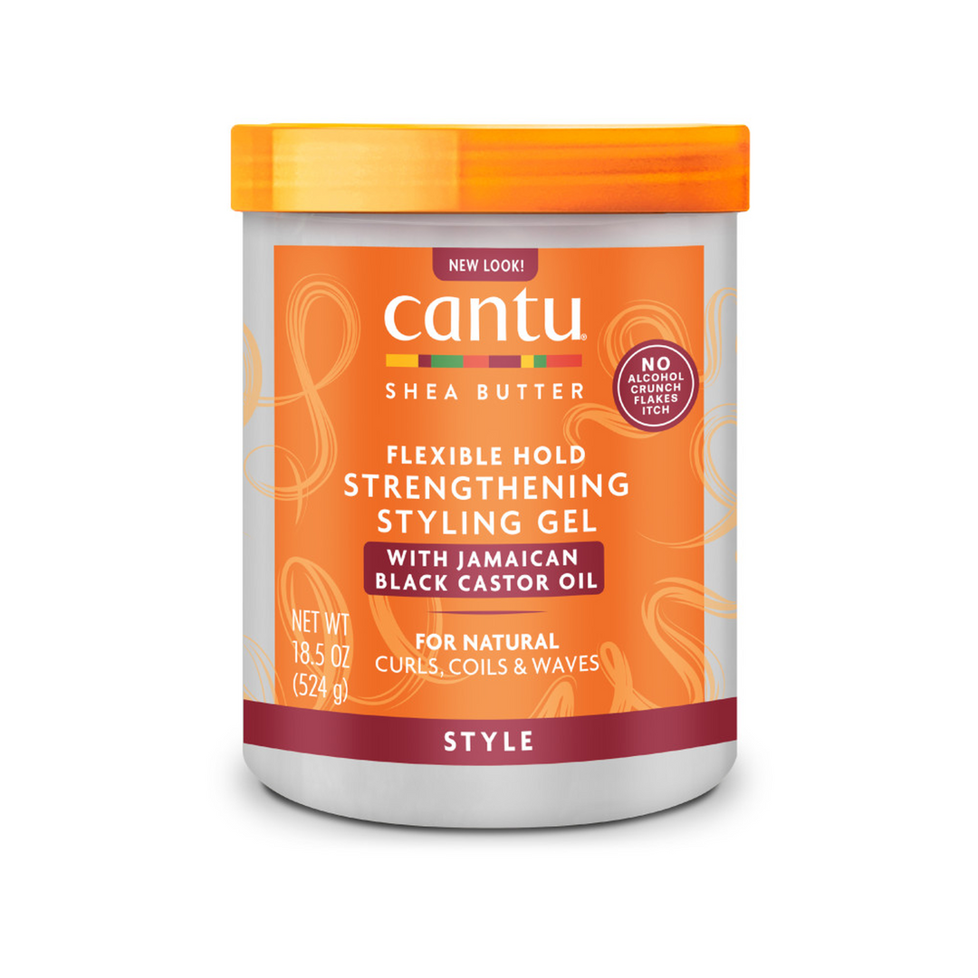 Cantu Shea Butter Strengthening Styling Gel - Maximum Hold with Jamaican Black Castor Oil