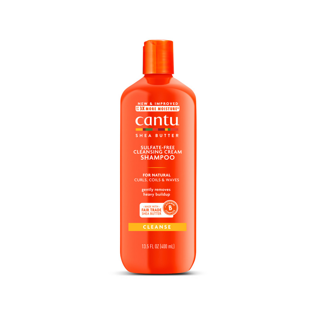Cantu Shea Butter Sulfate-Free Cleansing Cream Shampoo - Deep Moisture & Gentle Cleanse