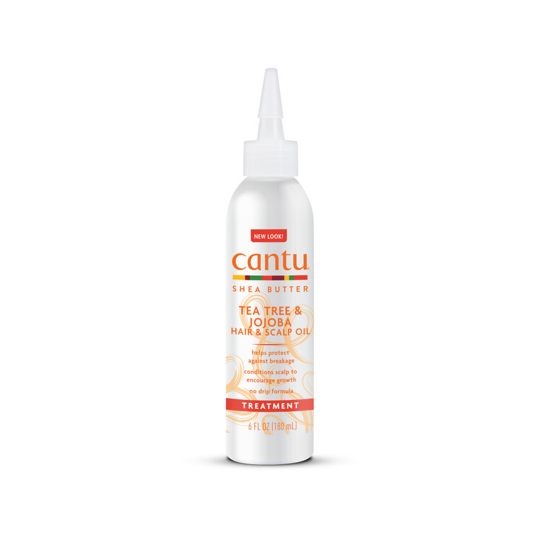 Cantu Shea Butter Tea Tree & Jojoba Hair & Scalp Oil - Nourishing No-Drip Formula