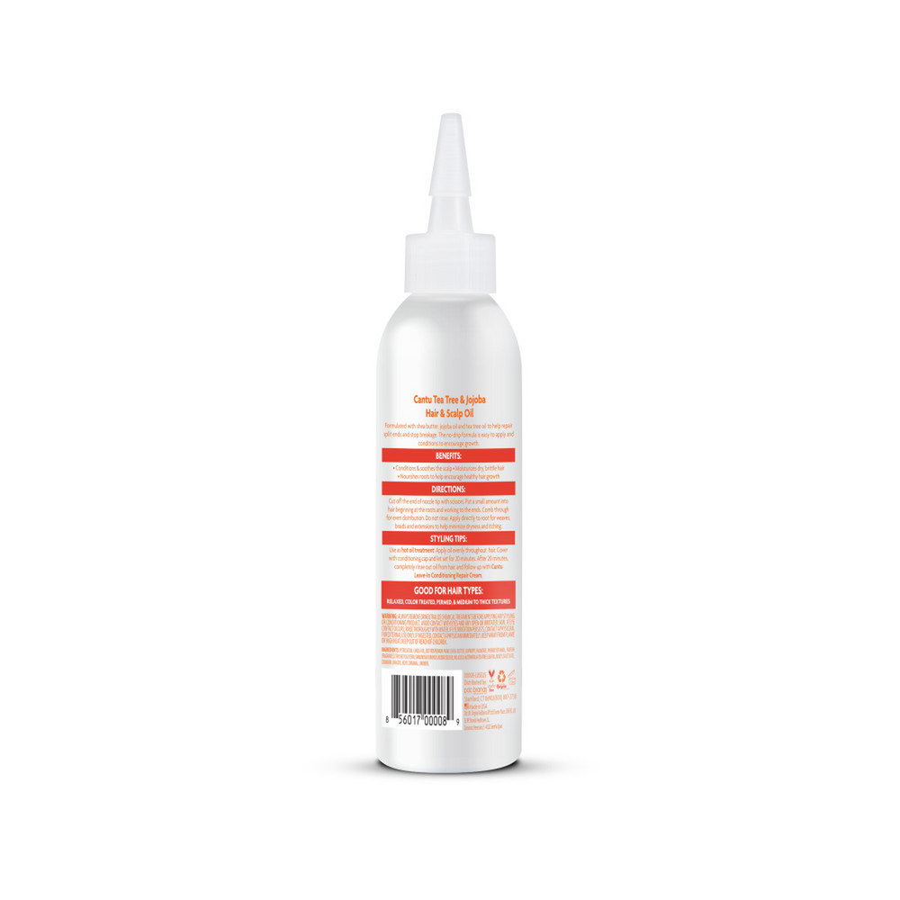 Cantu Shea Butter Tea Tree & Jojoba Hair & Scalp Oil - Nourishing No-Drip Formula