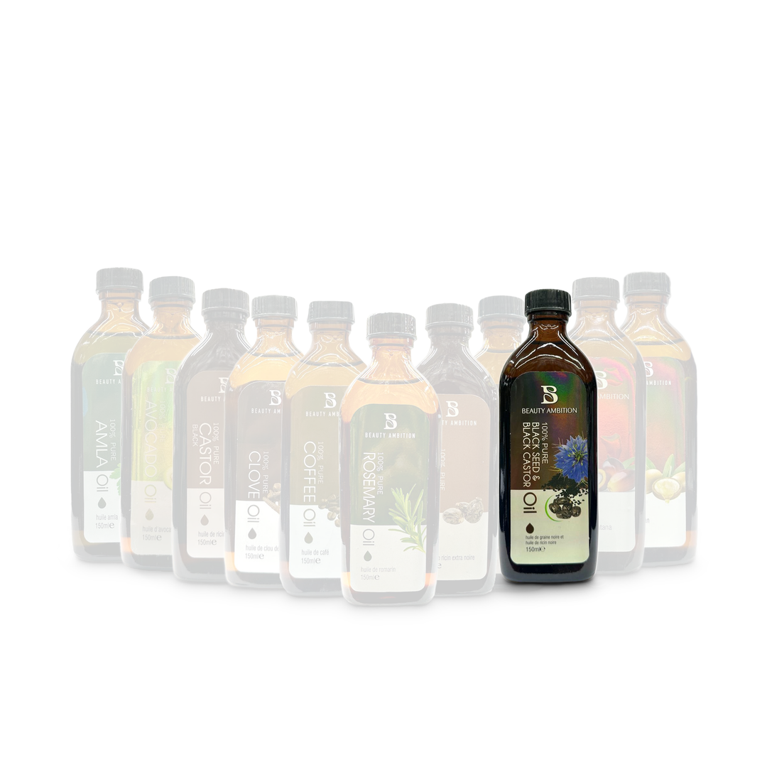 Beauty Ambition Hair Oil Collection – Natural Oils For Hair Growth, Shine & Scalp Nourishment - Sabina London