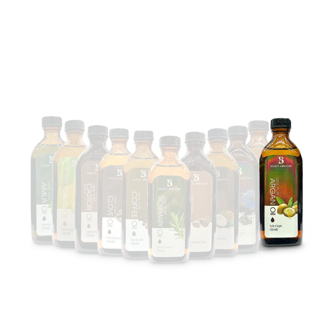 Beauty Ambition Hair Oil Collection – Natural Oils For Hair Growth, Shine & Scalp Nourishment - Sabina London