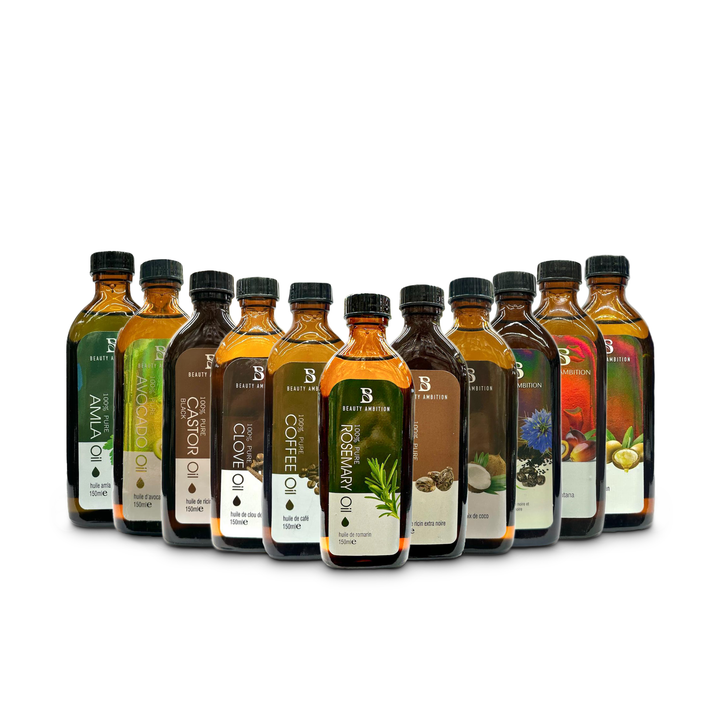 Beauty Ambition Hair Oil Collection – Natural Oils For Hair Growth, Shine & Scalp Nourishment - Sabina London
