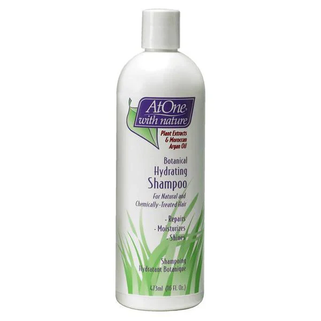At One Botanical - Hydrating Sulfate-Free Shampoo - For Natural & Chamically-Treated Hair (473 ml)