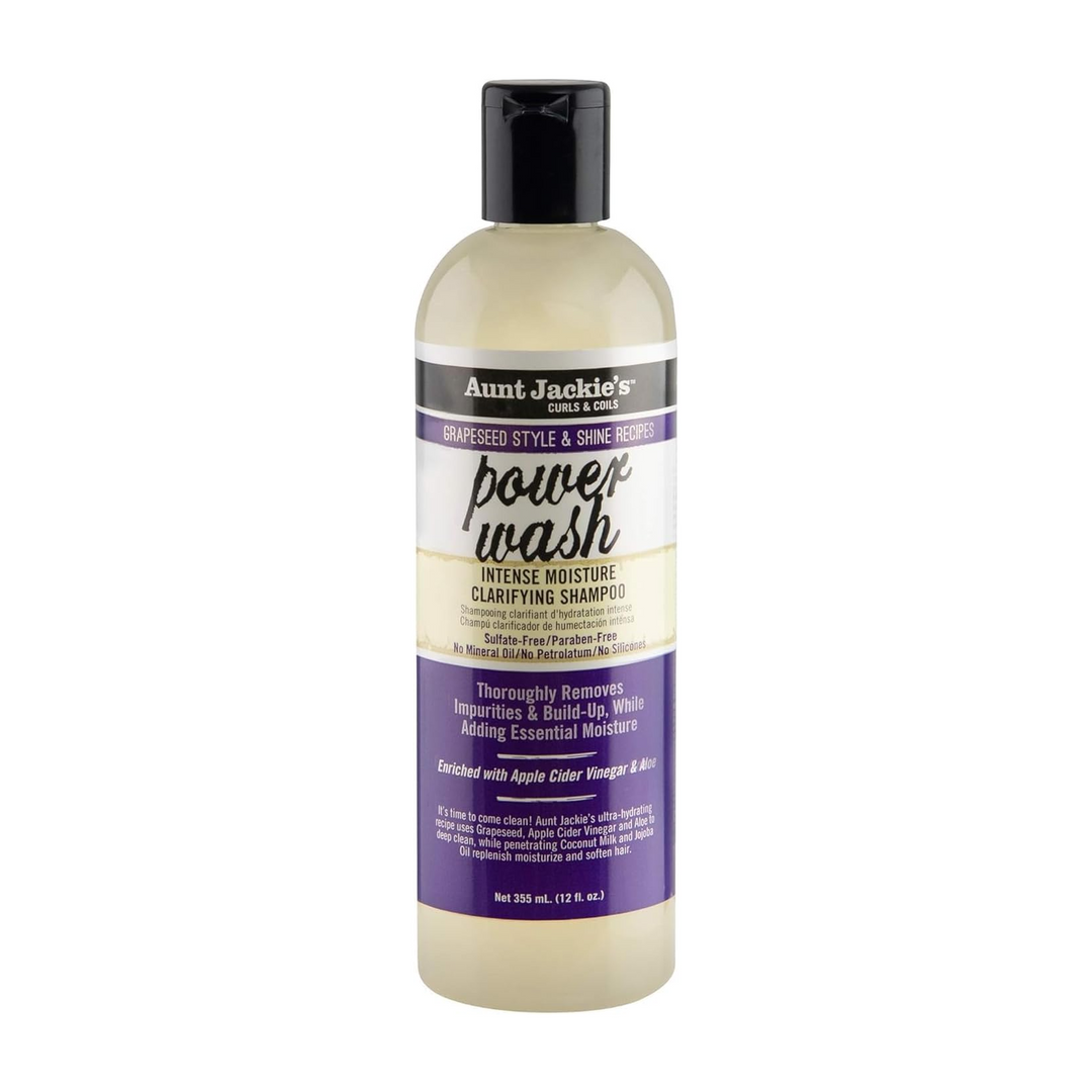 Aunt Jackies Power Wash - Intense Moisture Clarifying Shampoo (355 ml)