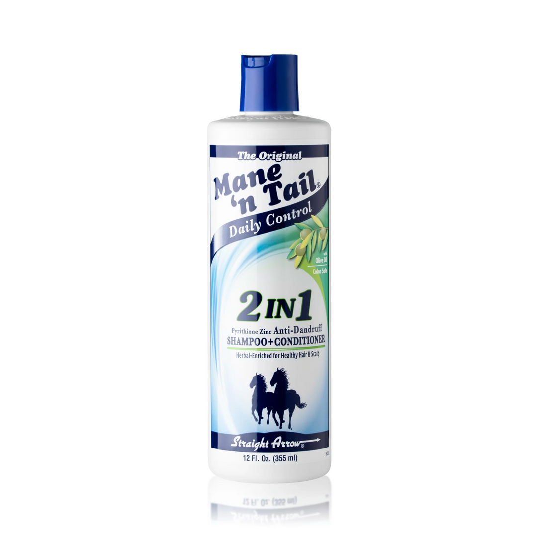 Mane 'n Tail Daily Control - 2-in-1 Anti-Dandruff Shampoo & Conditioner with Pyrithione Zinc (355 ml)