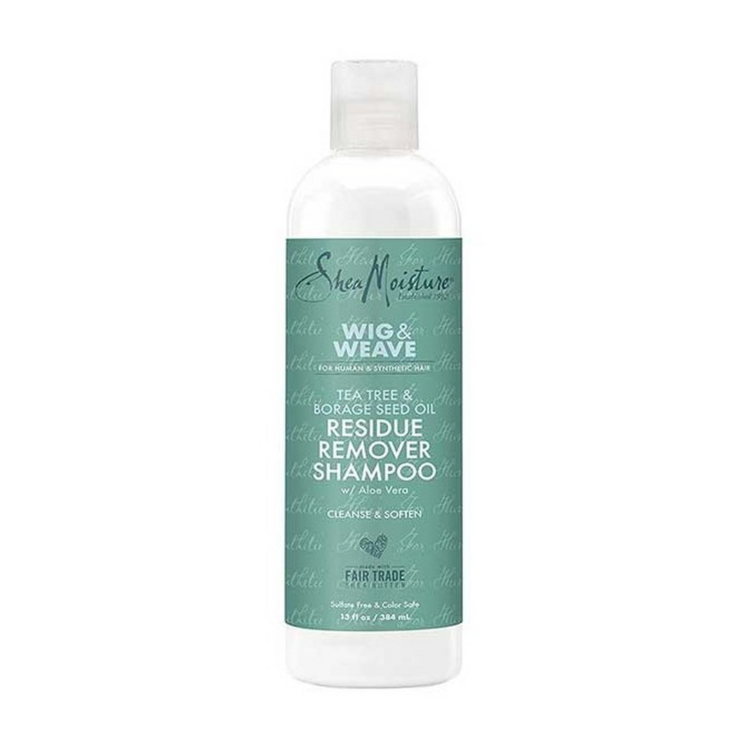 SheaMoisture Tea Tree & Borage Seed Oil - Residue Remover Shampoo with Aloe - For Wigs & Weaves (384 ml)