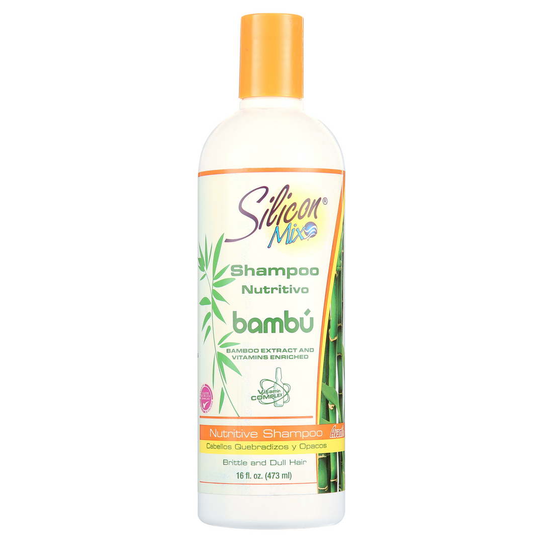 Silicon Mix Nutritive Bambu Shampoo - with Bambu Extract & Vitamins for Brittle & Dull Hair (473 ml)