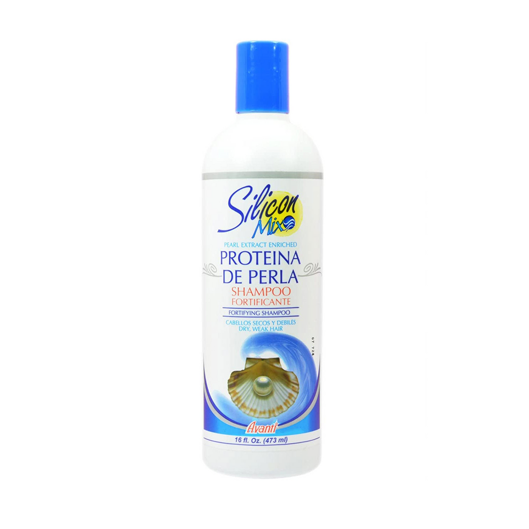 Silicon Mix Proteina de Perla - Fortifying Shampoo for Dry & Weak Hair (473 ml)
