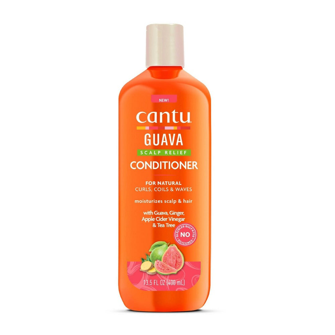 Cantu Guava & Ginger - Scalp Relief Conditioner for Natural Hair - Curls Coils & Waves (400 ml)