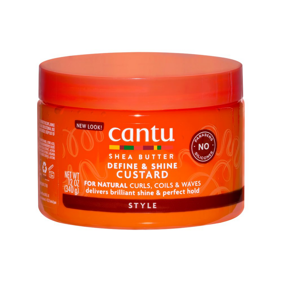 Cantu Shea Butter Define & Shine Custard for Natural Hair (355 ml)