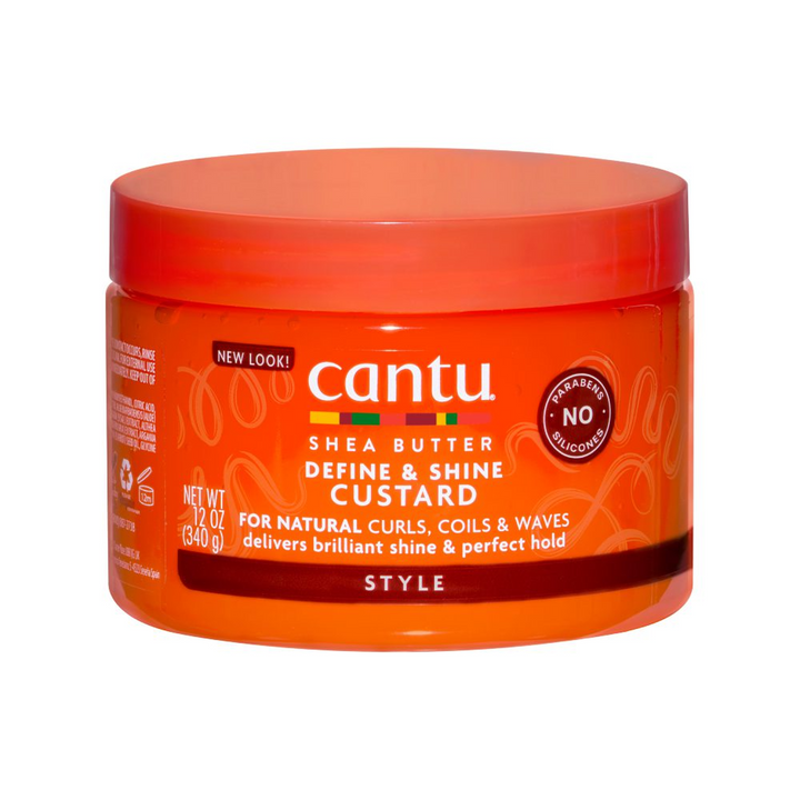 Cantu Shea Butter Define & Shine Custard for Natural Hair (355 ml)
