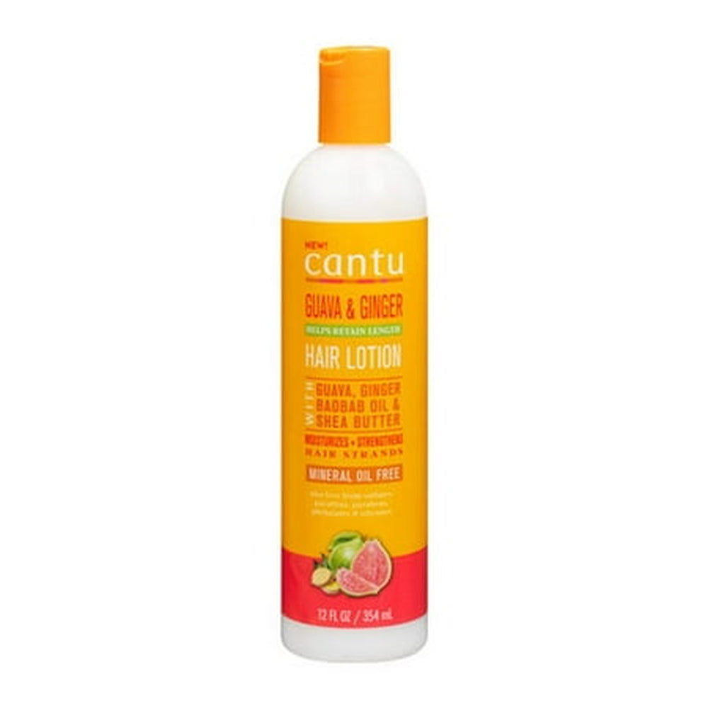 Cantu Hair Lotion with Guava, Ginger, Baobab Oil & Shea Butter, (355 ml)