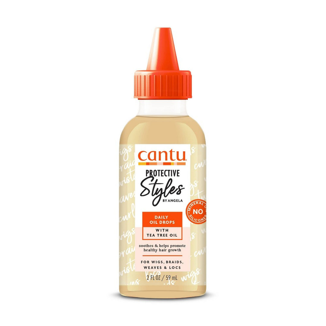 Cantu Protective Styles by Angela Hair Oil with Tea Tree Oil for Scalp & Hair (59 ml)