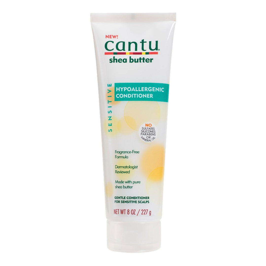 Cantu Sensitive Shea Butter Hypoallergenic Conditioner for Sensitive Scalp & Moisturised Hair (237 ml)