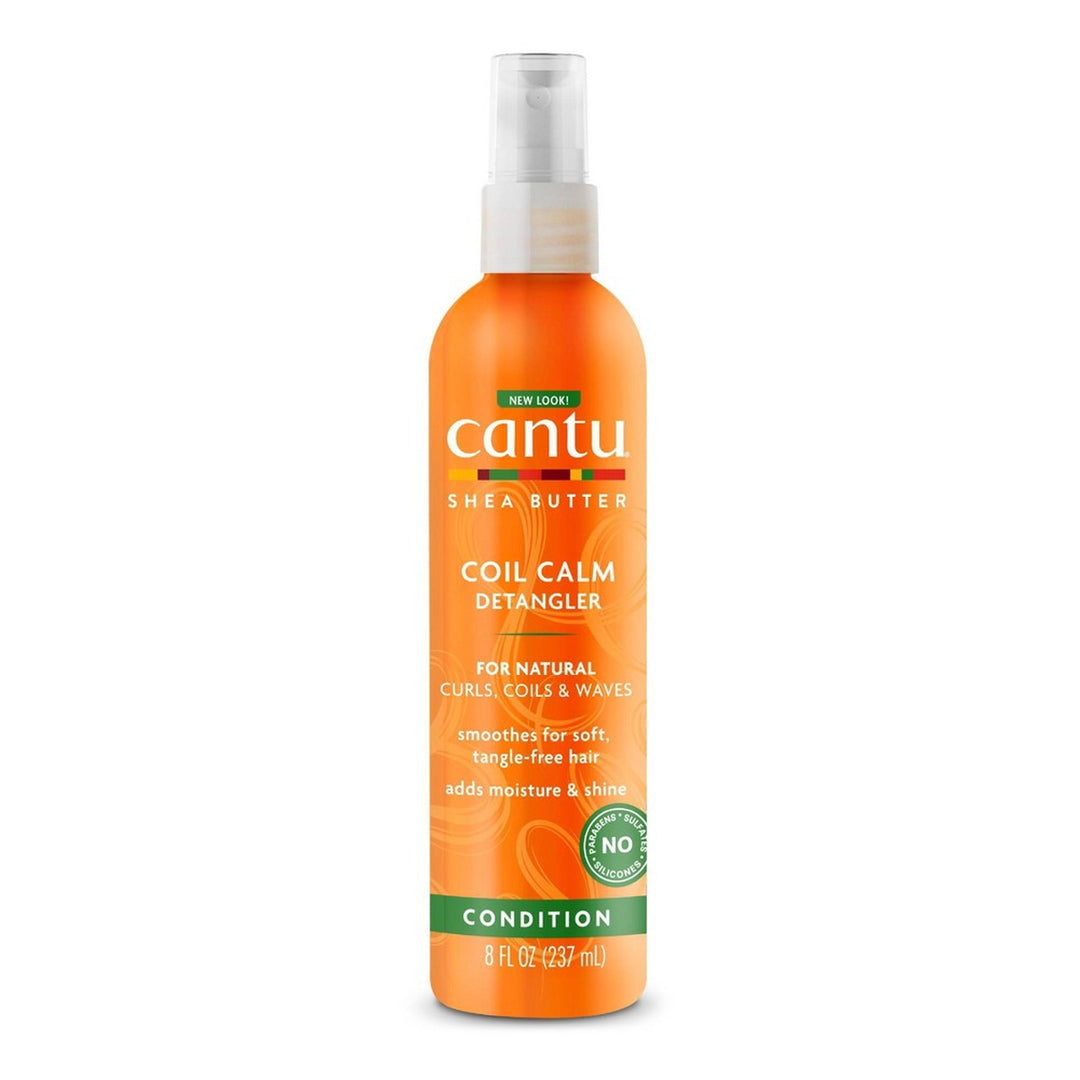 Cantu Shea Butter Coil Calm Detangler for Curly, Coily & Wavy Hair - Soothes, Softens & Hydrates (237 ml)