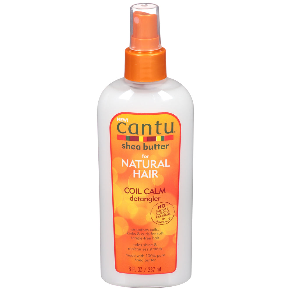 Cantu Shea Butter Coil Calm Detangler for Curly, Coily & Wavy Hair - Soothes, Softens & Hydrates (237 ml)