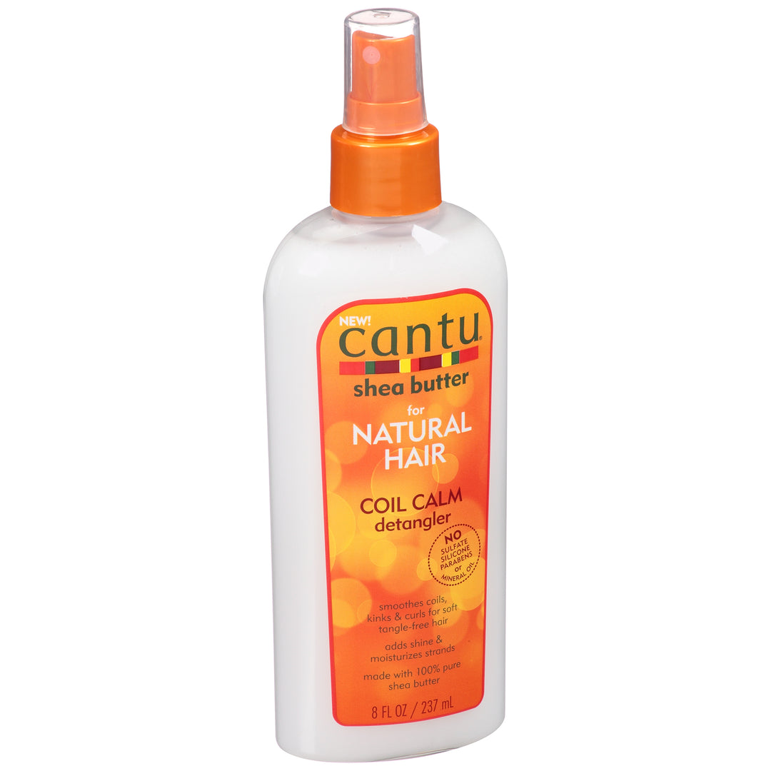 Cantu Shea Butter Coil Calm Detangler for Curly, Coily & Wavy Hair - Soothes, Softens & Hydrates (237 ml)