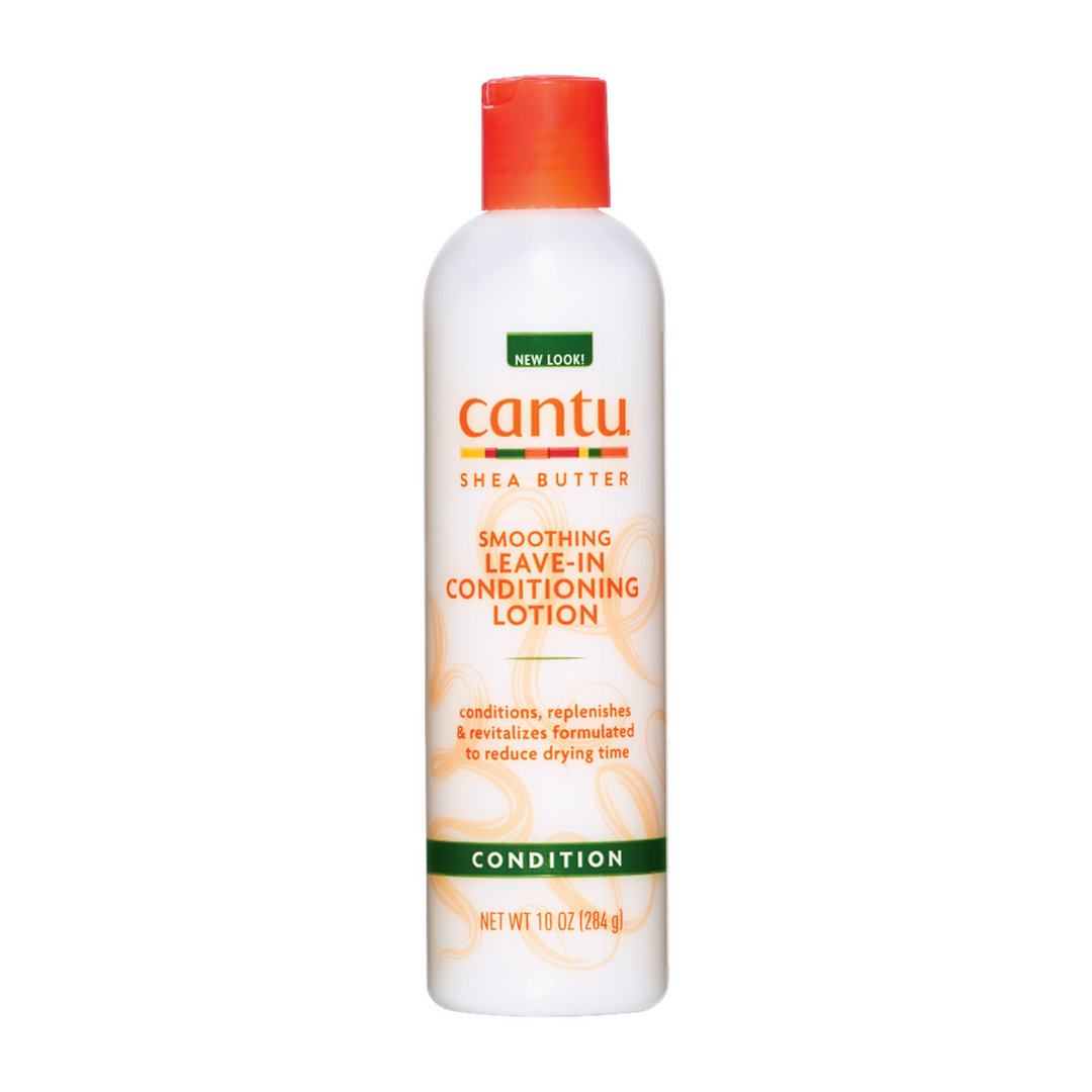 Cantu Shea Butter Leave-In Conditioning Lotion with Coconut & Avocado Oils for Smooth, Hydrated Hair (296 ml)