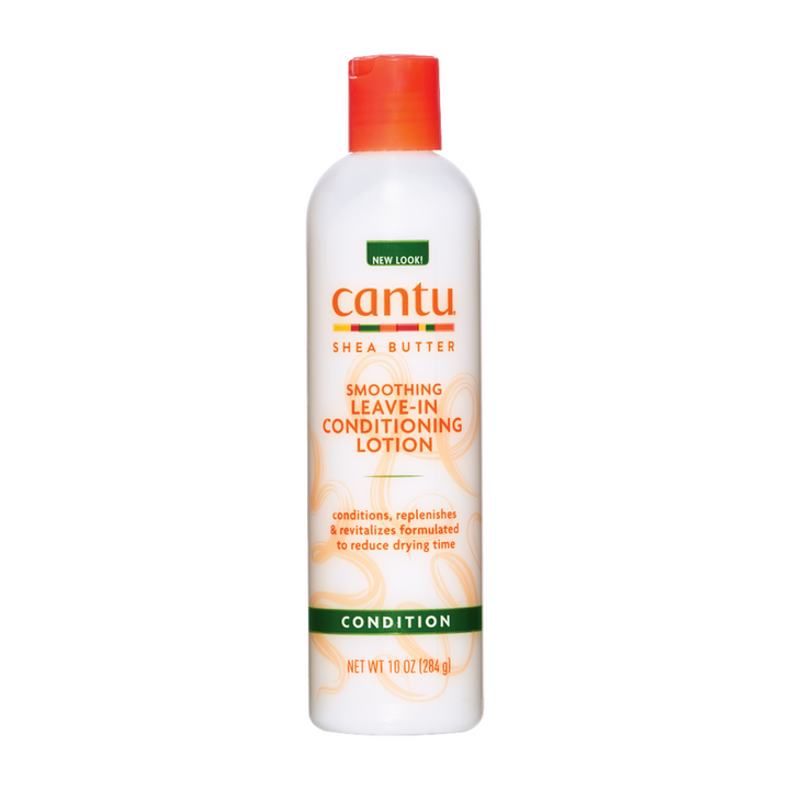 Cantu Shea Butter Leave-In Conditioning Lotion with Coconut & Avocado Oils for Smooth, Hydrated Hair (296 ml)