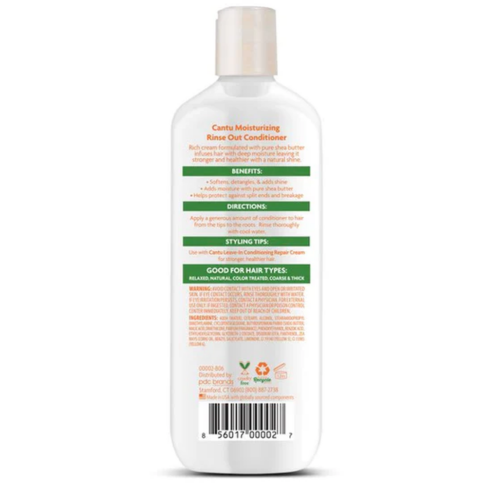 Cantu Shea Butter Moisturizing Rinse-Out Conditioner for Natural, Relaxed & Colored Hair (399 ml)