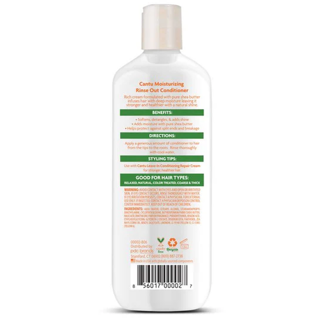 Cantu Shea Butter Moisturizing Rinse-Out Conditioner for Natural, Relaxed & Colored Hair (399 ml)
