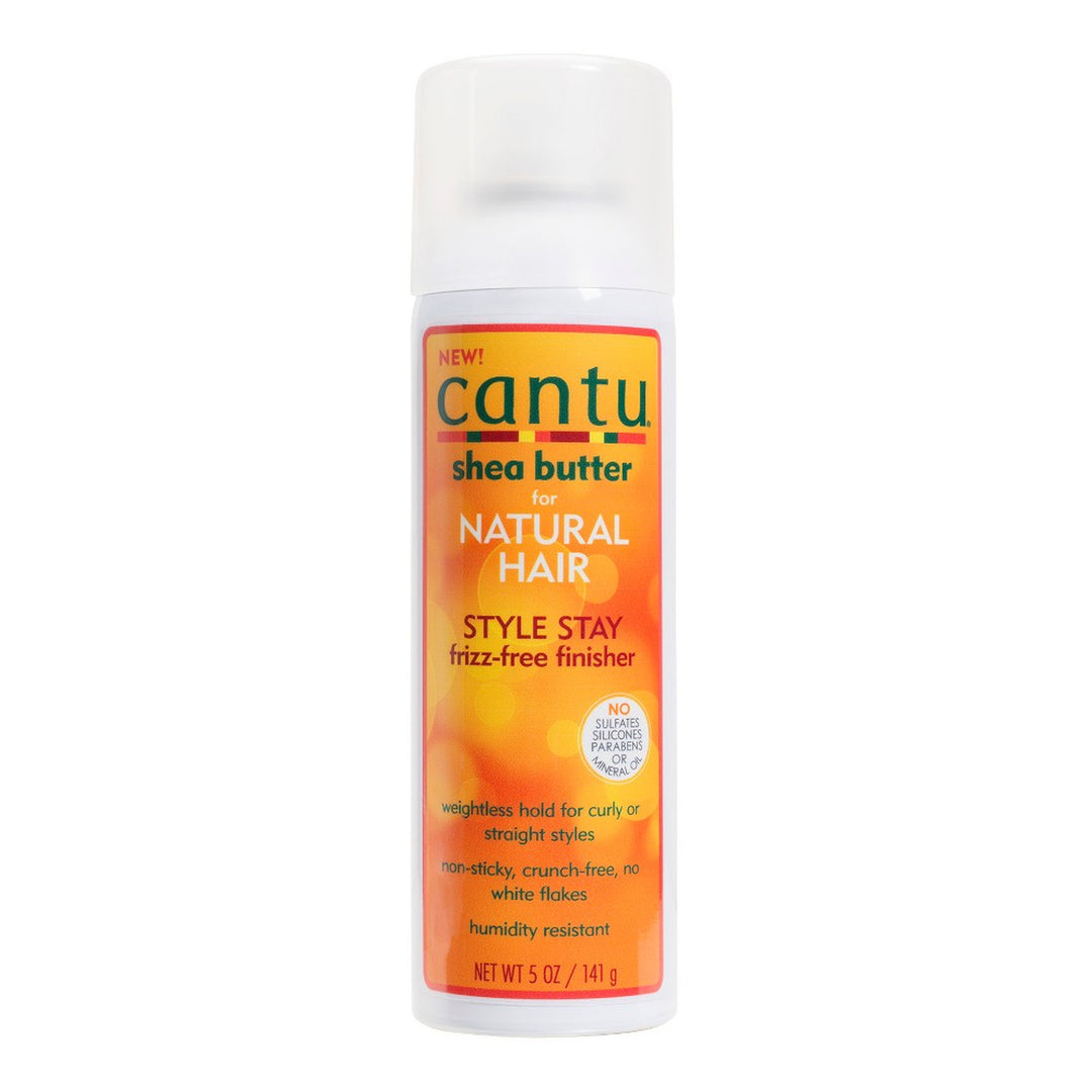 Cantu Style Stay Shea Butter Frizz-Free Finisher with Humidity-Resistant Hold (148 ml)