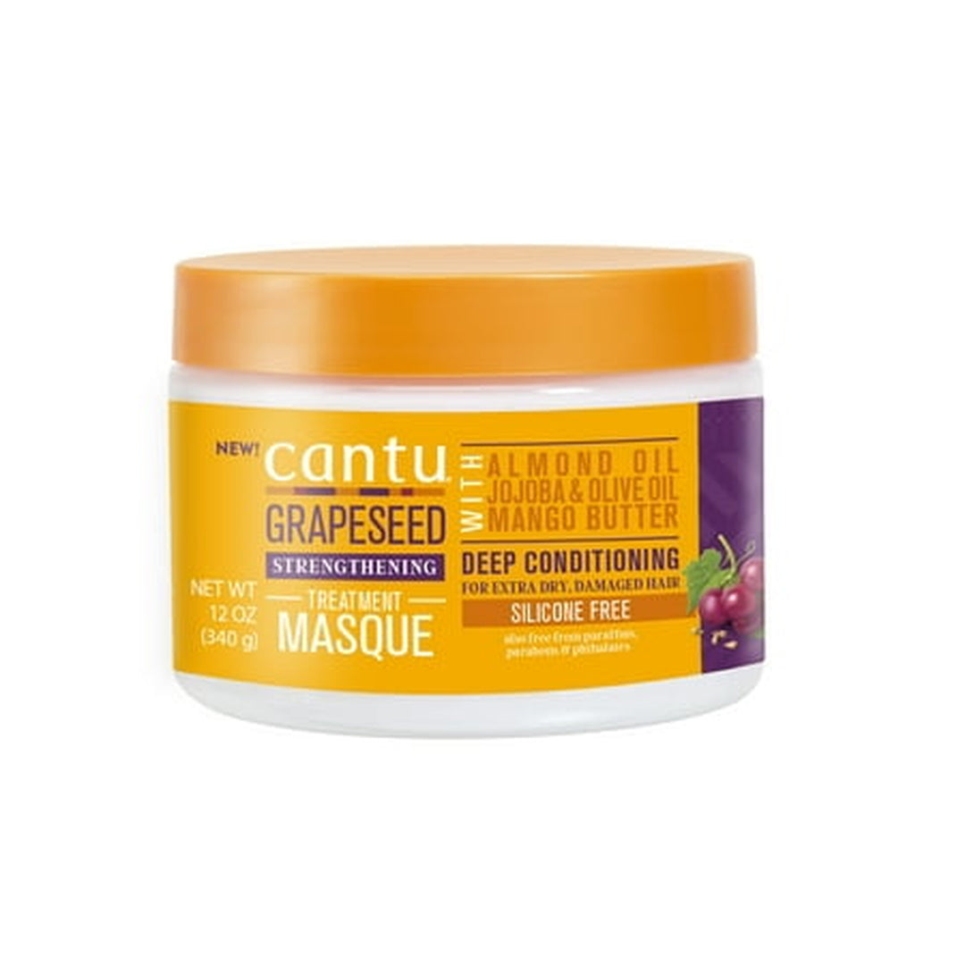 Cantu Grapeseed Strengthening Repair Cream Masque for Damaged Hair, 355 ml