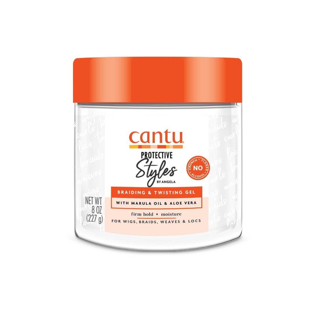 Cantu Protective Styles by Angela Braiding & Twisting Gel with Marula Oil & Aloe Vera (237 ml)