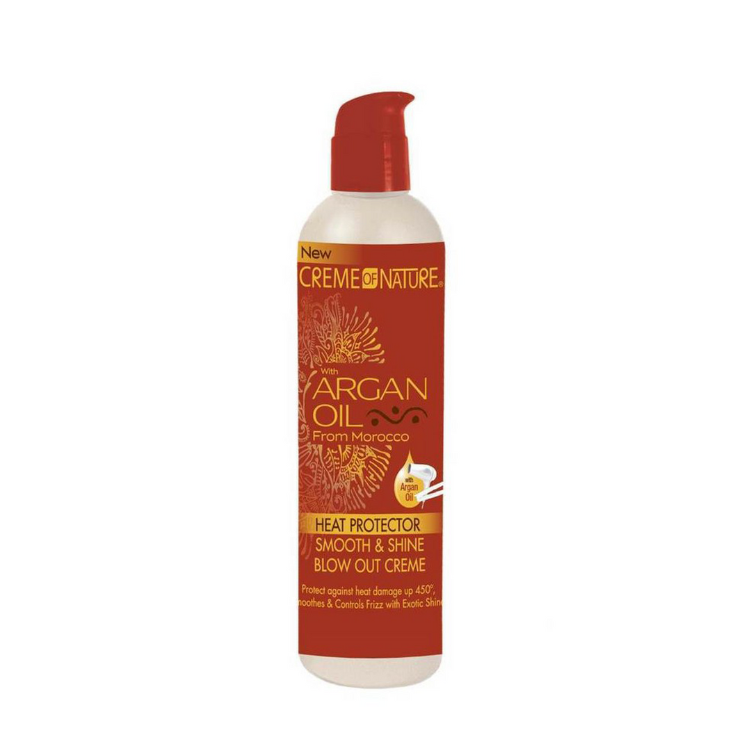 Creme of Nature Argan Oil Morocco - Heat Protector Smooth & Shine Blow Out Creme (226 ml)