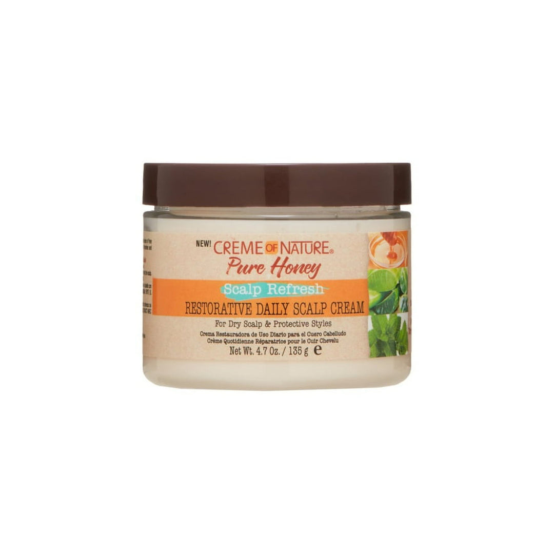 Creme of Nature Pure Honey Scalp Refresh Restorative Daily Scalp Cream (139 ml)